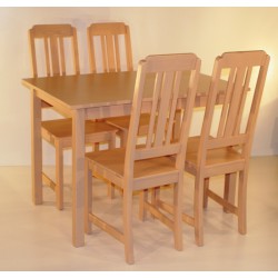 Stalas su 4 kėdėmis KSENA