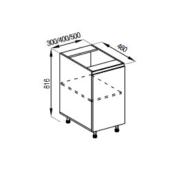 Pastatoma spintelė VLADA H30