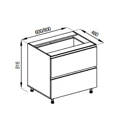 Pastatoma spintelė VLADA H60DŠ