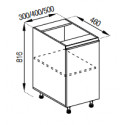 Pastatoma spintelė SOFI H40