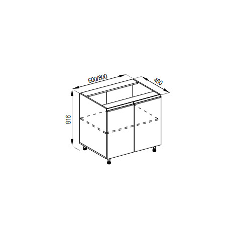 Pastatoma spintelė SOFI H60