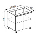 Pastatoma spintelė SOFI H60