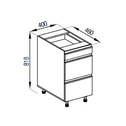 Pastatoma spintelė SOFI H40Š