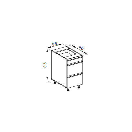 Pastatoma spintelė SOFI H40Š