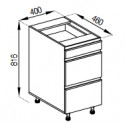 Pastatoma spintelė SOFI H40Š