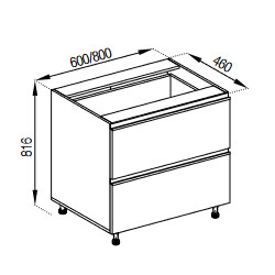 Pastatoma spintelė SOFI H60Š