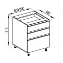 Pastatoma spintelė SOFI H60 3Š (2+1)