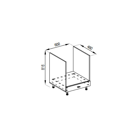 Pastatoma spintelė SOFI H60PL orkaitei